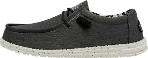 110384900 Hey Dude Men's Wally Stretch Shoes Black 9 - Like New