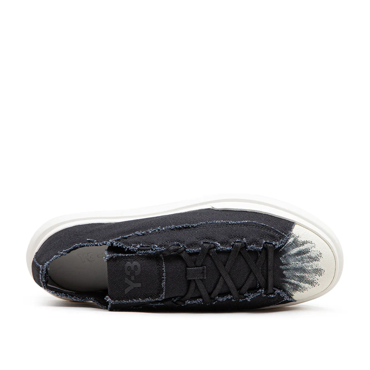 adidas y-3 nizza low (black / white)