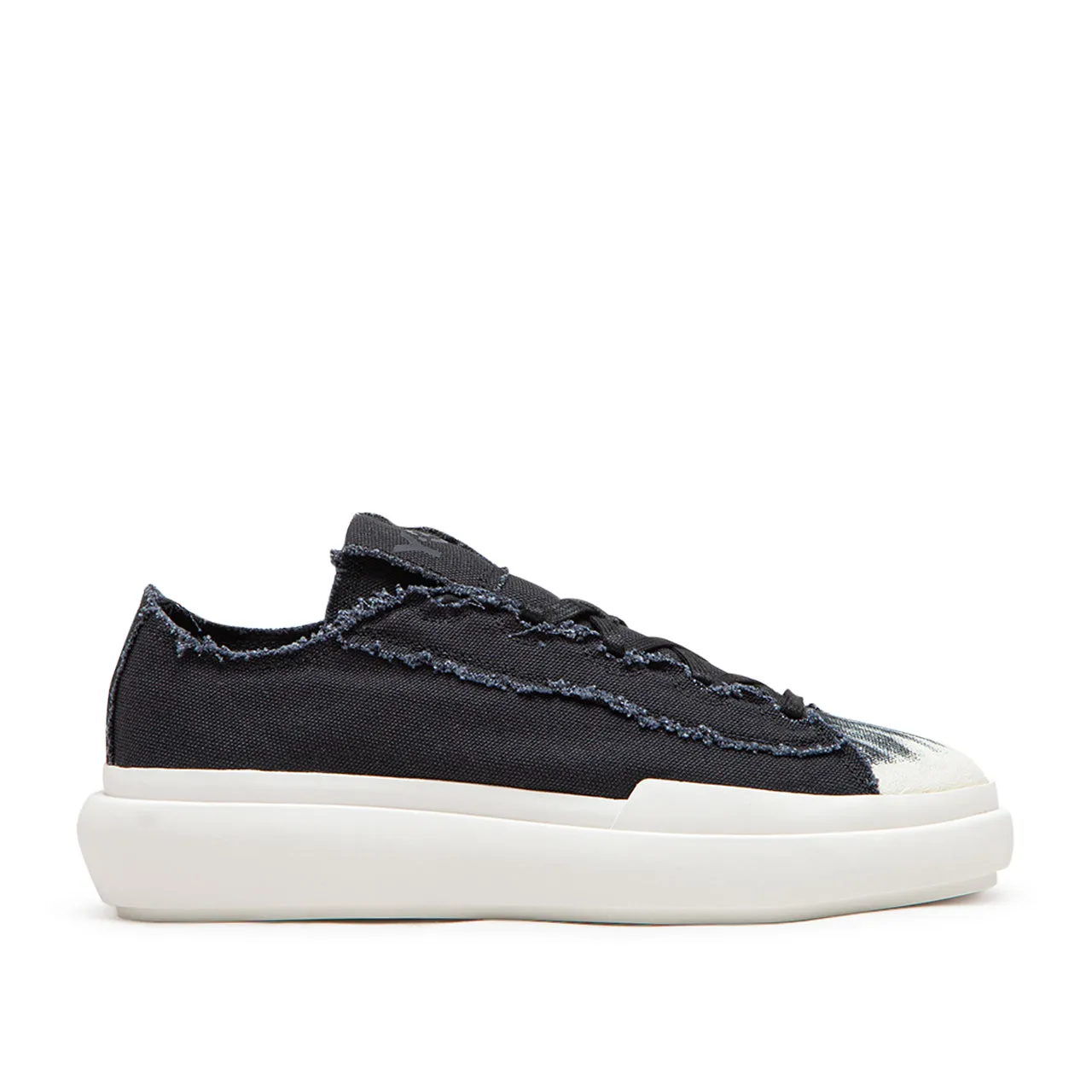 adidas y-3 nizza low (black / white)