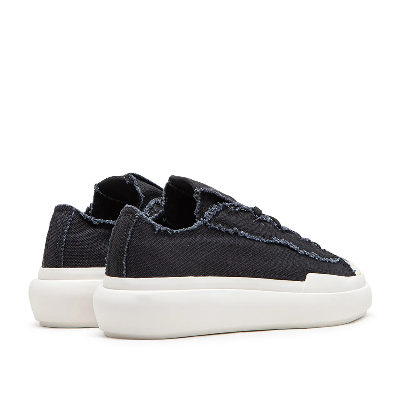 adidas y-3 nizza low (black / white)