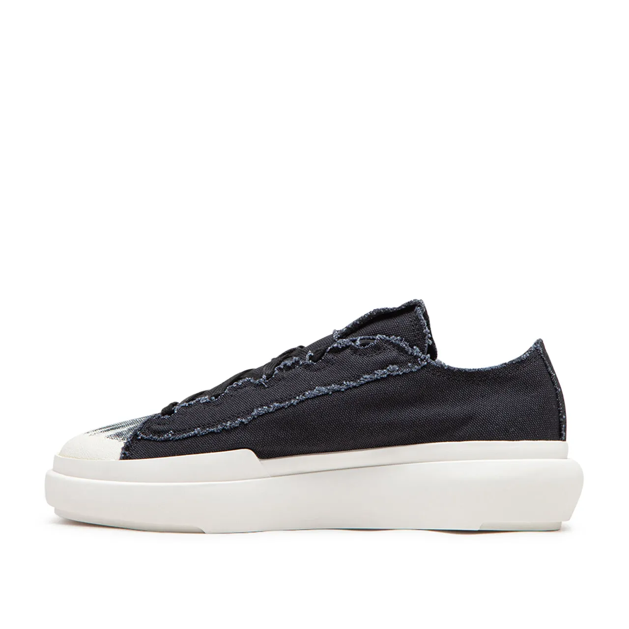 adidas y-3 nizza low (black / white)