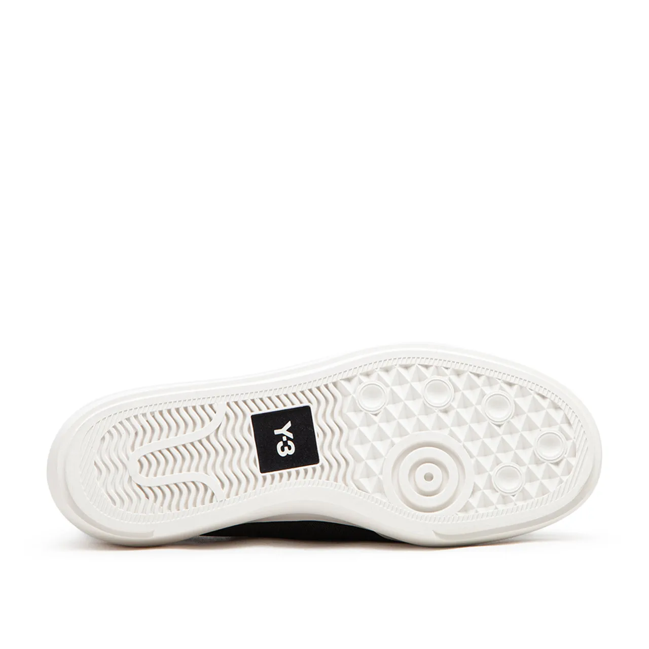 adidas y-3 nizza low (black / white)