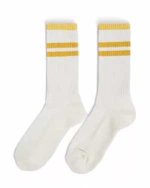 Amundsen Sports Oslo Crew Socks White/Buttercream