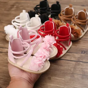 Baby Sandals Summer Kids Shoes Sweet Flower Toddler Baby Girls Sandals Infant Casual Beach Princess Shoes Outdoor