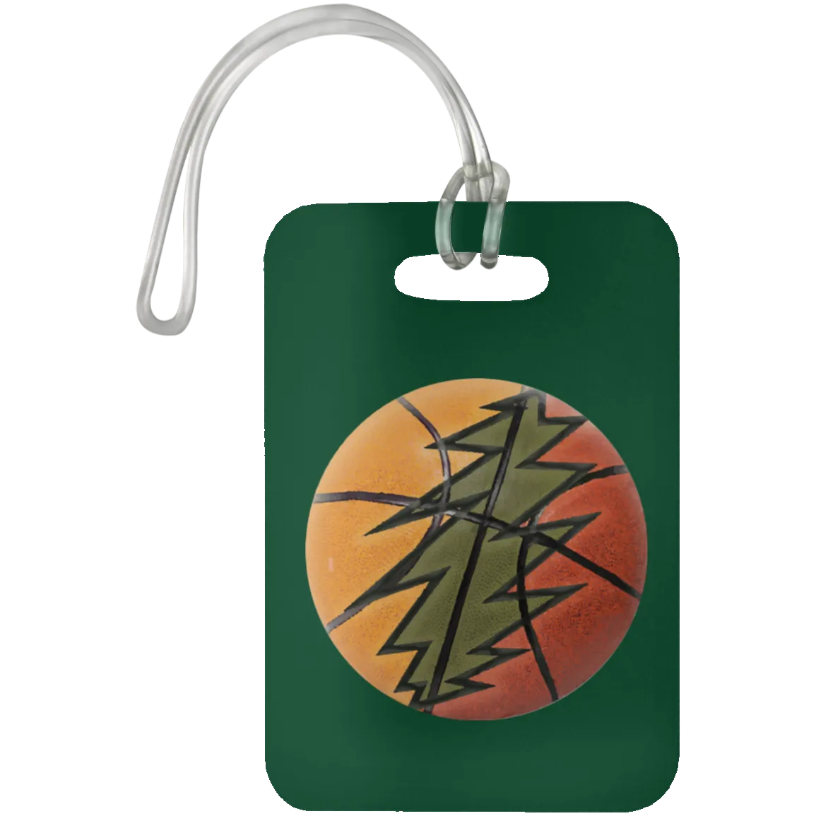 Basketball Bolt - Luggage Bag Tag