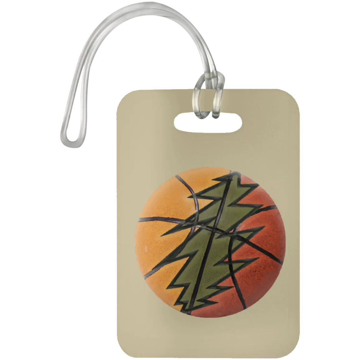 Basketball Bolt - Luggage Bag Tag