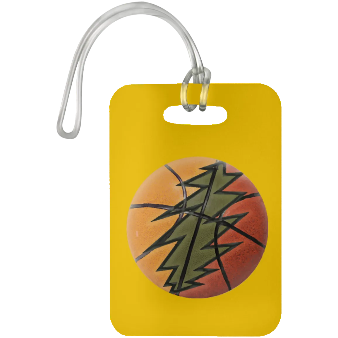 Basketball Bolt - Luggage Bag Tag