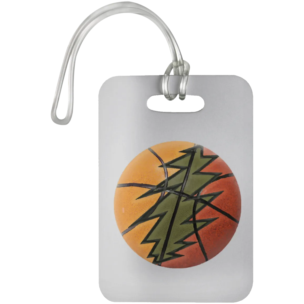 Basketball Bolt - Luggage Bag Tag