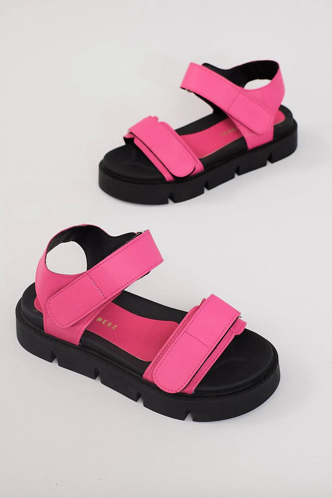 Berlin Chunky Platform Sandals - Pink