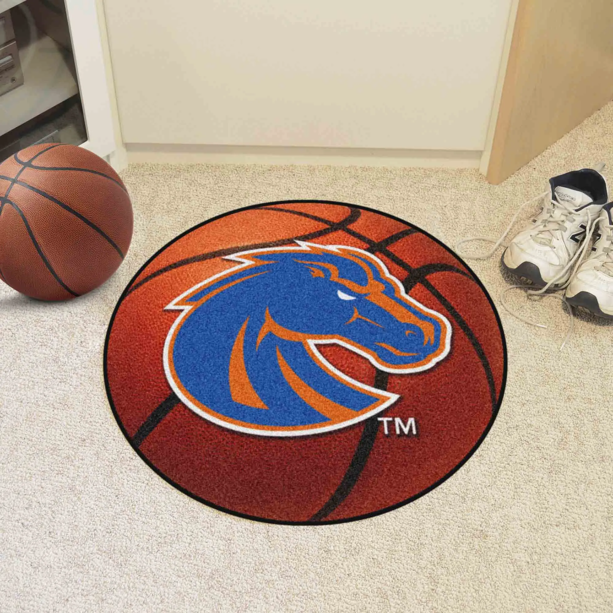 Boise State University Basketball Mat