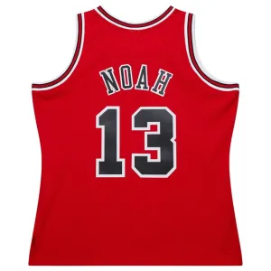C.Bulls #13 Joakim Noah Mitchell & Ness 2013-14 Hardwood Classics Swingman Jersey - Red American Basketball Jersey