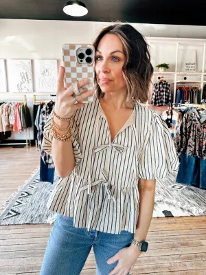 Charleston Striped Top