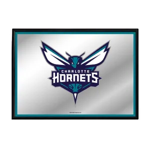 Charlotte Hornets: Framed Mirrored Wall Sign