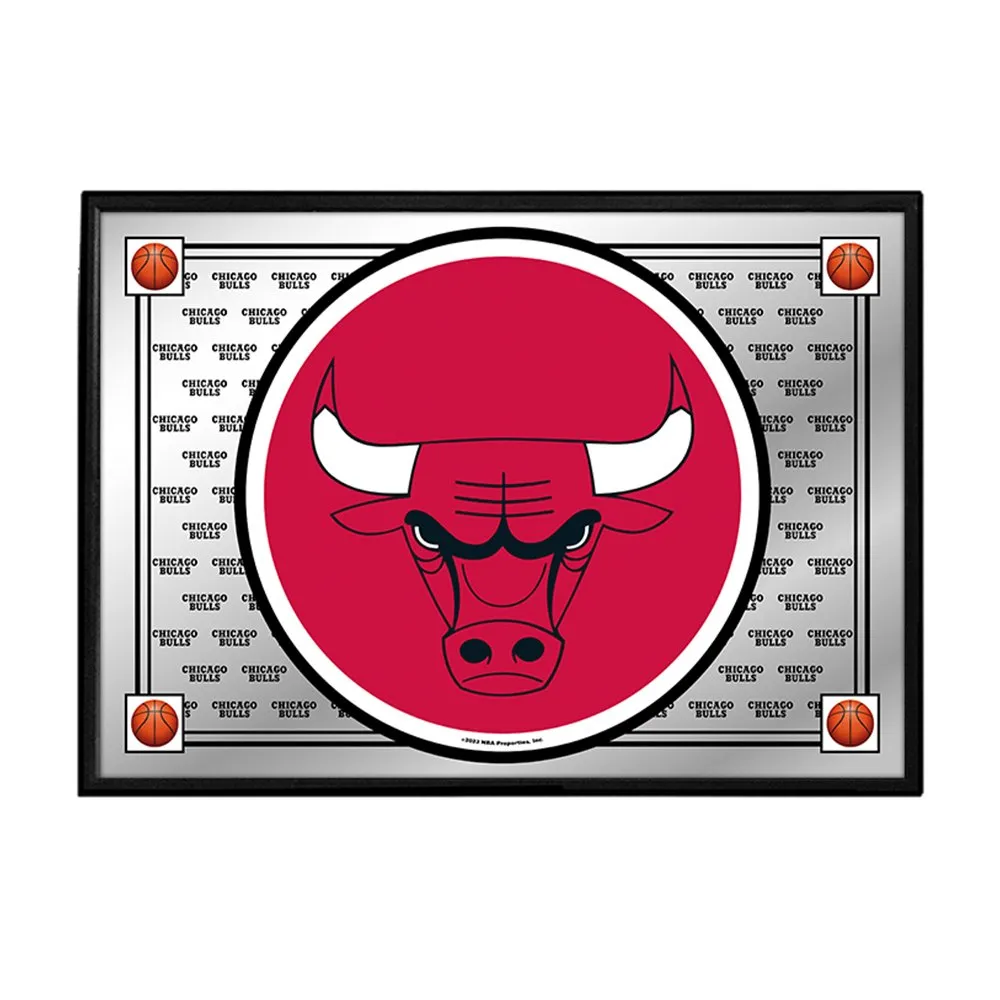 Chicago Bulls: Team Spirit - Framed Mirrored Wall Sign