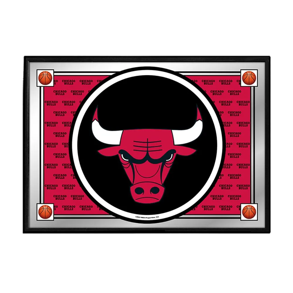 Chicago Bulls: Team Spirit - Framed Mirrored Wall Sign