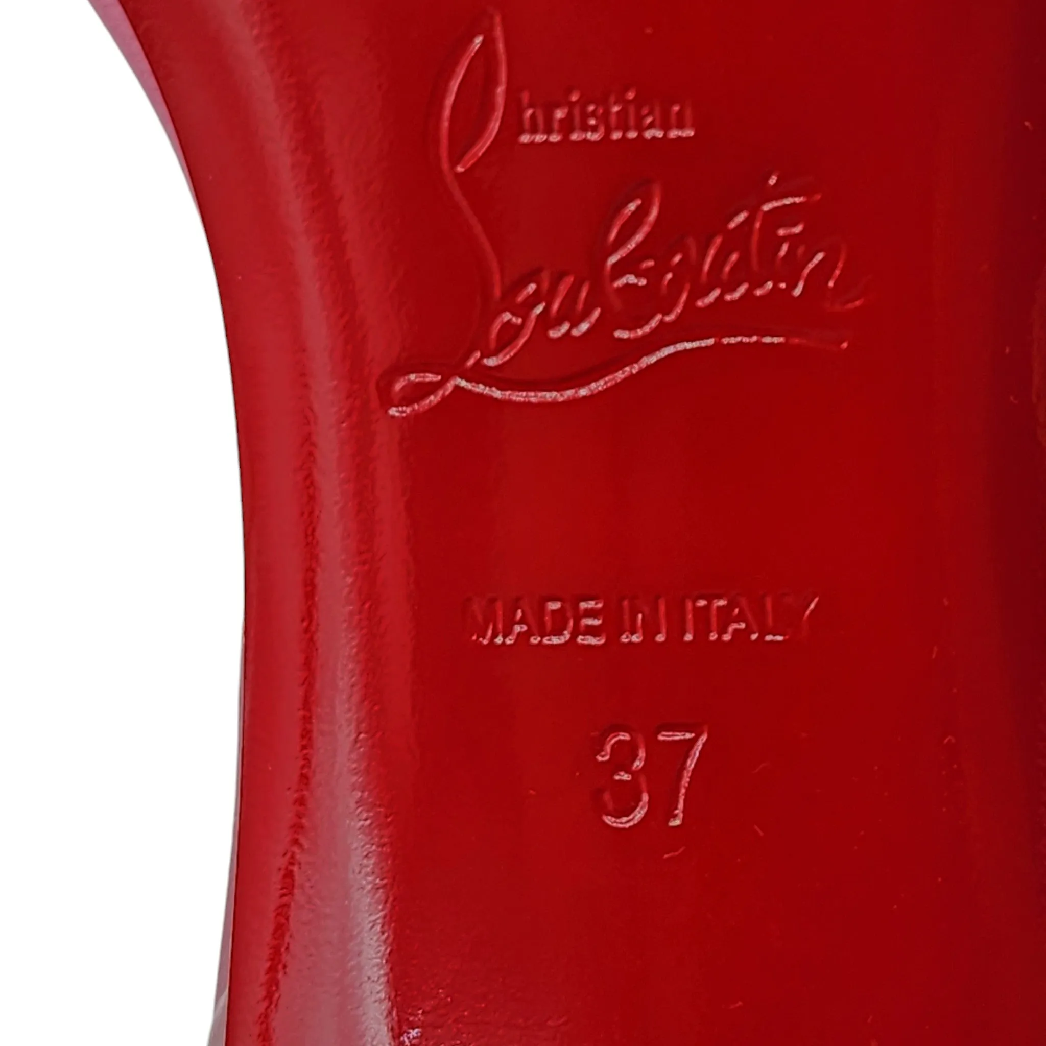 Christian Louboutin Just Nothing Sandals 85mm - PVC and Leather - Pink - 37