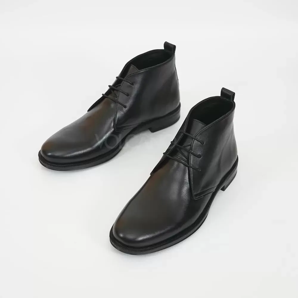 Chukka boots Cuir Noir Ref:1201