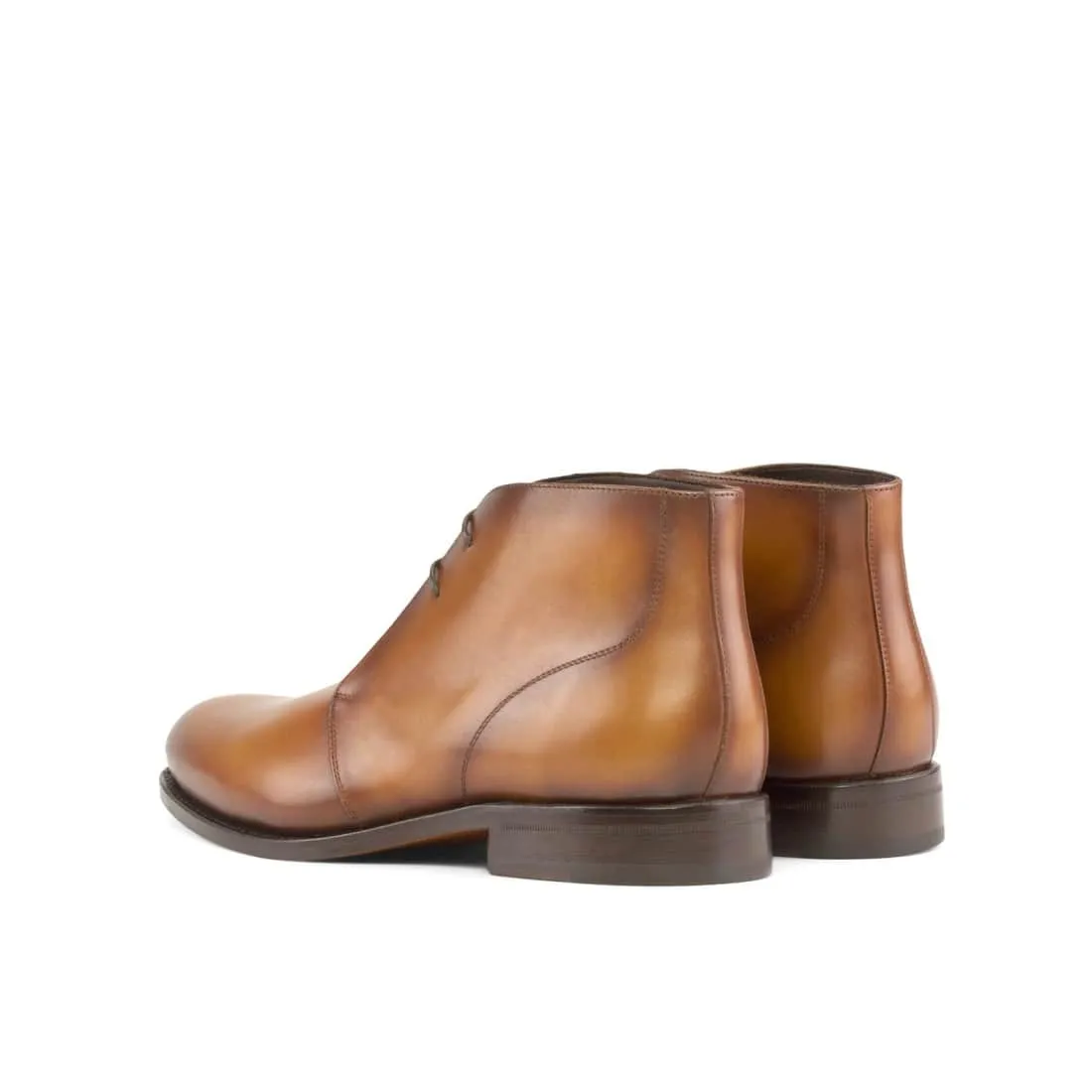 Chukka Boots en cuir marron clair