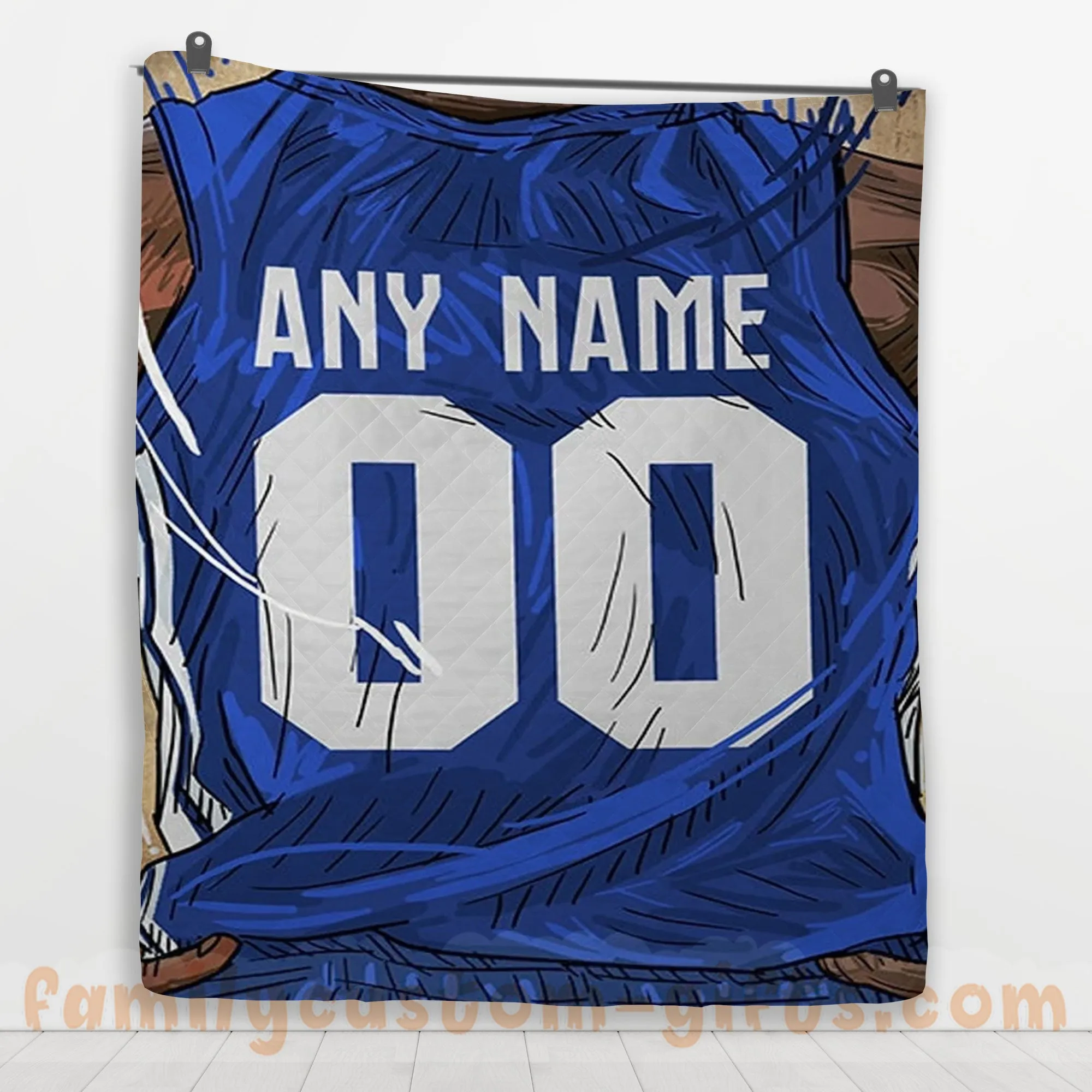 Custom Premium Quilt Blanket North Carolina Jersey Basketball Personalized Quilt Gifts for Her & Him