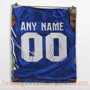 Custom Premium Quilt Blanket North Carolina Jersey Basketball Personalized Quilt Gifts for Her & Him