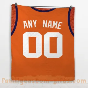 Custom Premium Quilt Blanket Phoenix Jersey Basketball Personalized Quilt Gifts for Her & Him