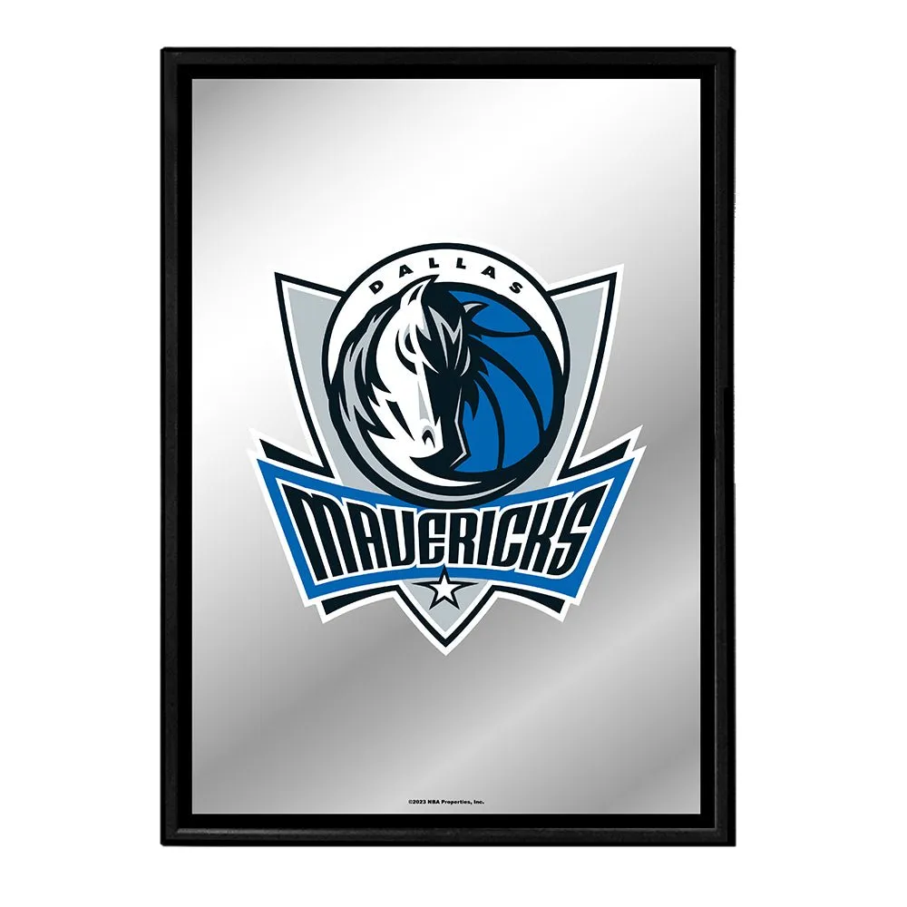 Dallas Mavericks: Framed Mirrored Wall Sign