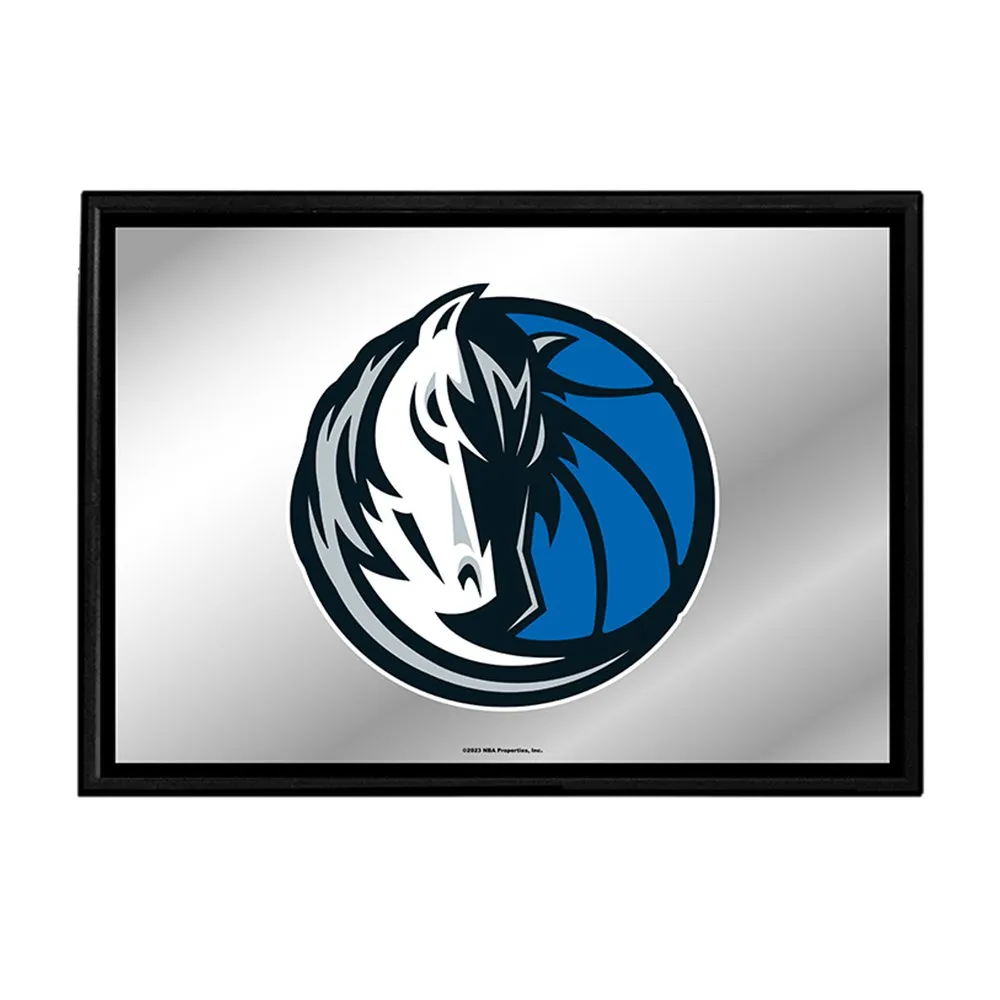 Dallas Mavericks: Framed Mirrored Wall Sign