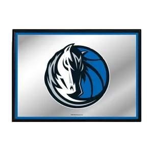 Dallas Mavericks: Framed Mirrored Wall Sign