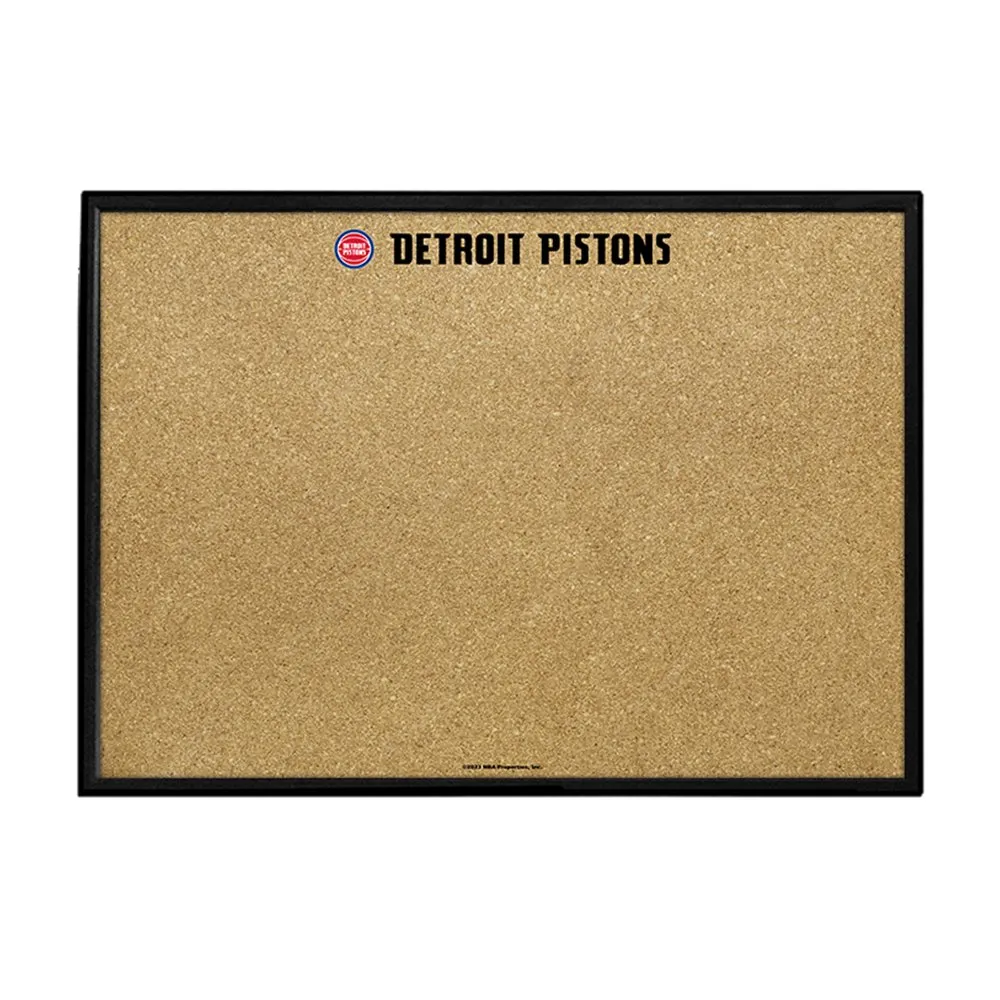 Detroit Pistons: Framed Corkboard