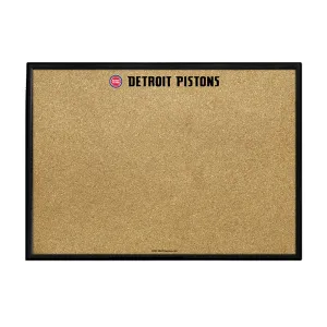 Detroit Pistons: Framed Corkboard