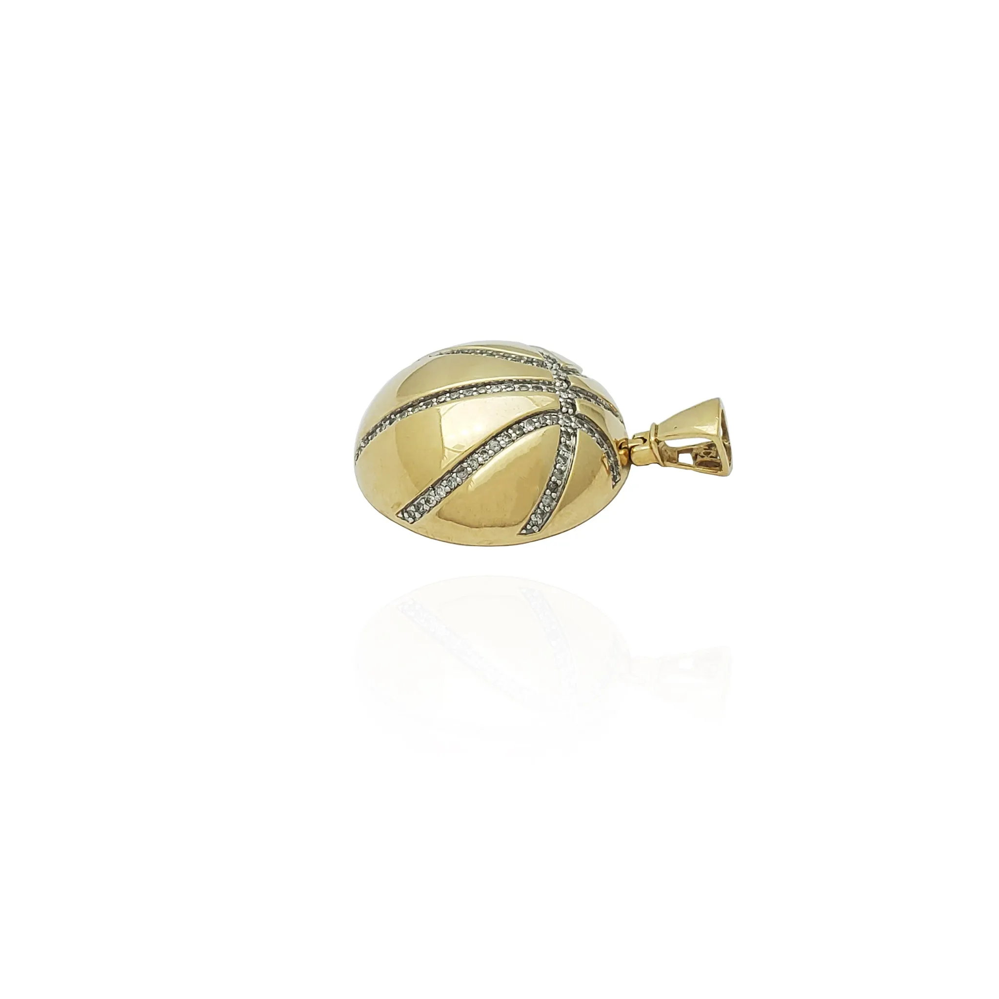 Diamond Basketball Pendant (10K)