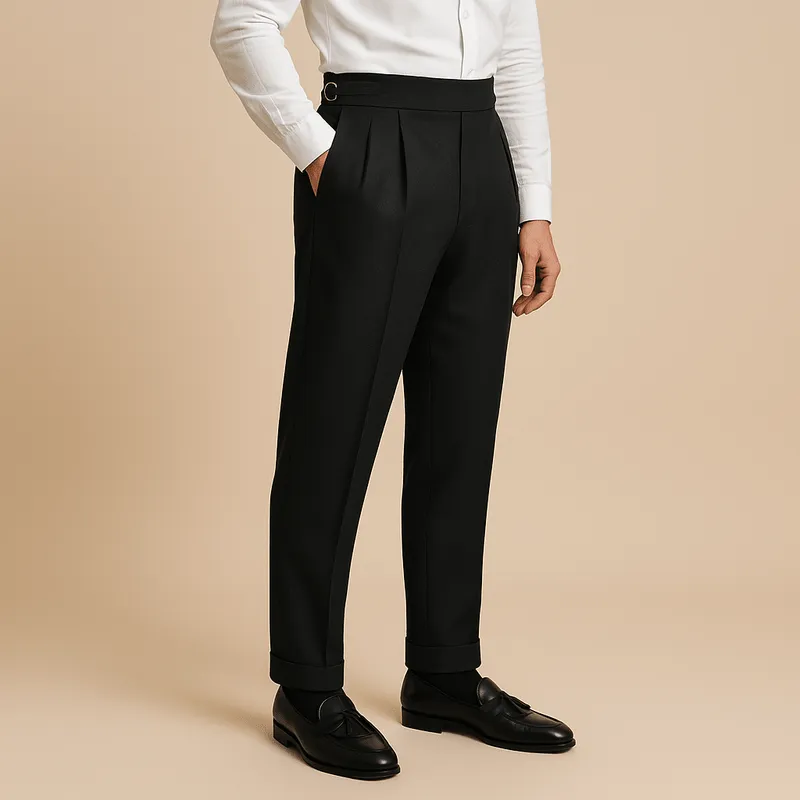 Domoir | Tailored Pleated Trousers