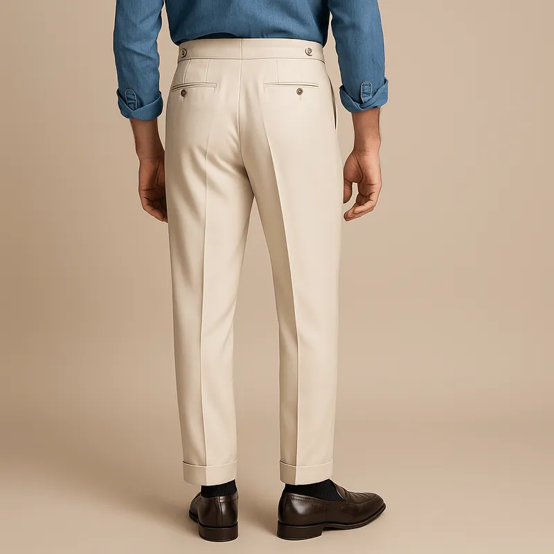 Domoir | Tailored Pleated Trousers