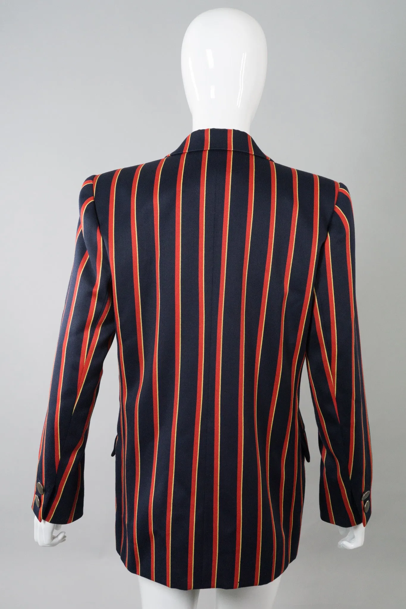 Double Breasted Striped Blazer