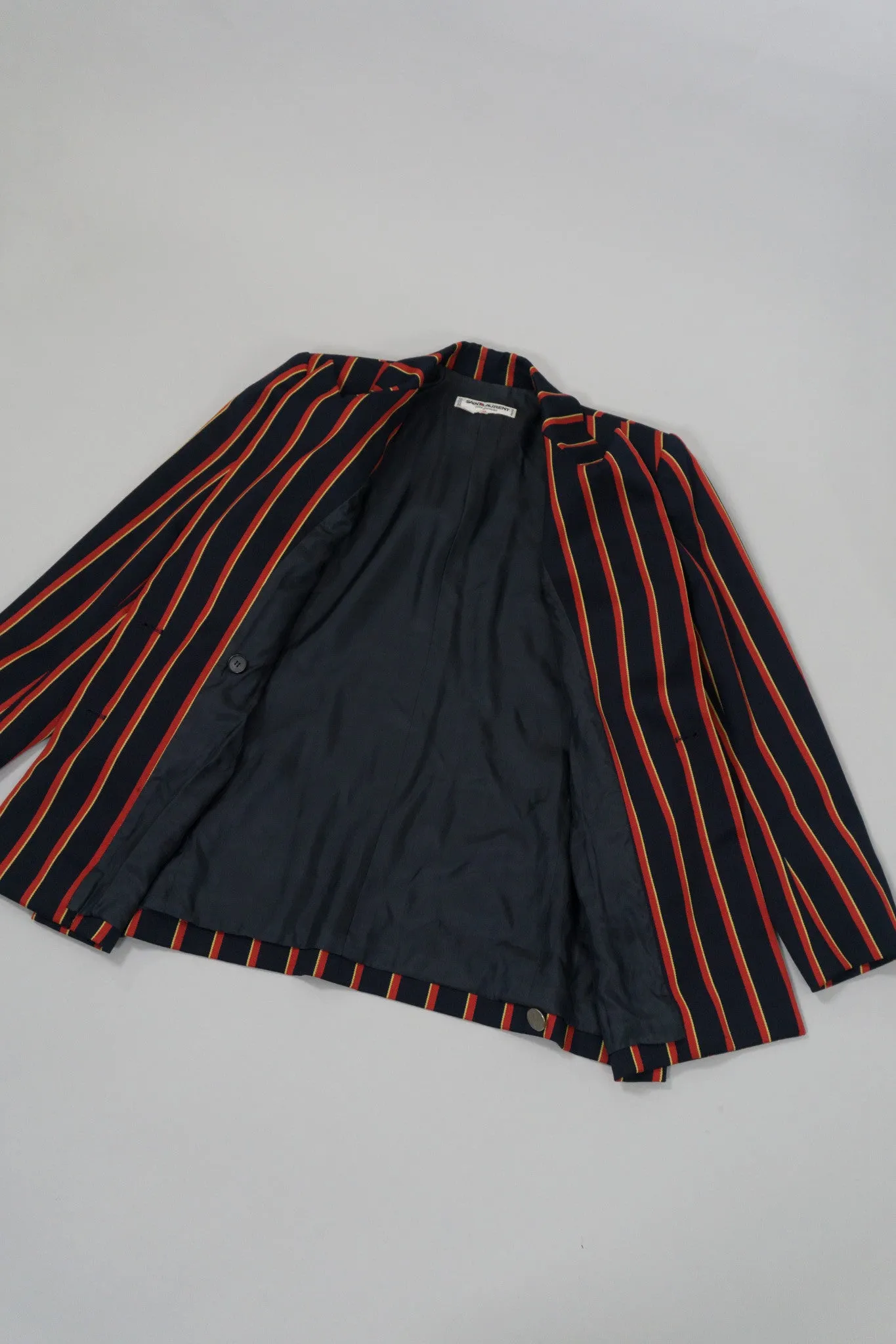 Double Breasted Striped Blazer