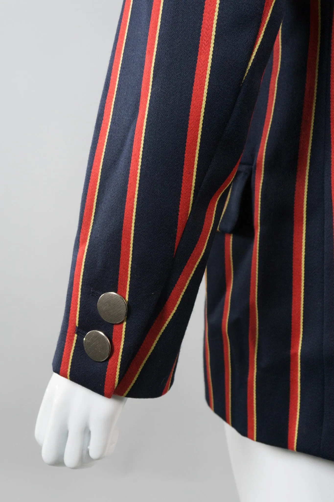 Double Breasted Striped Blazer