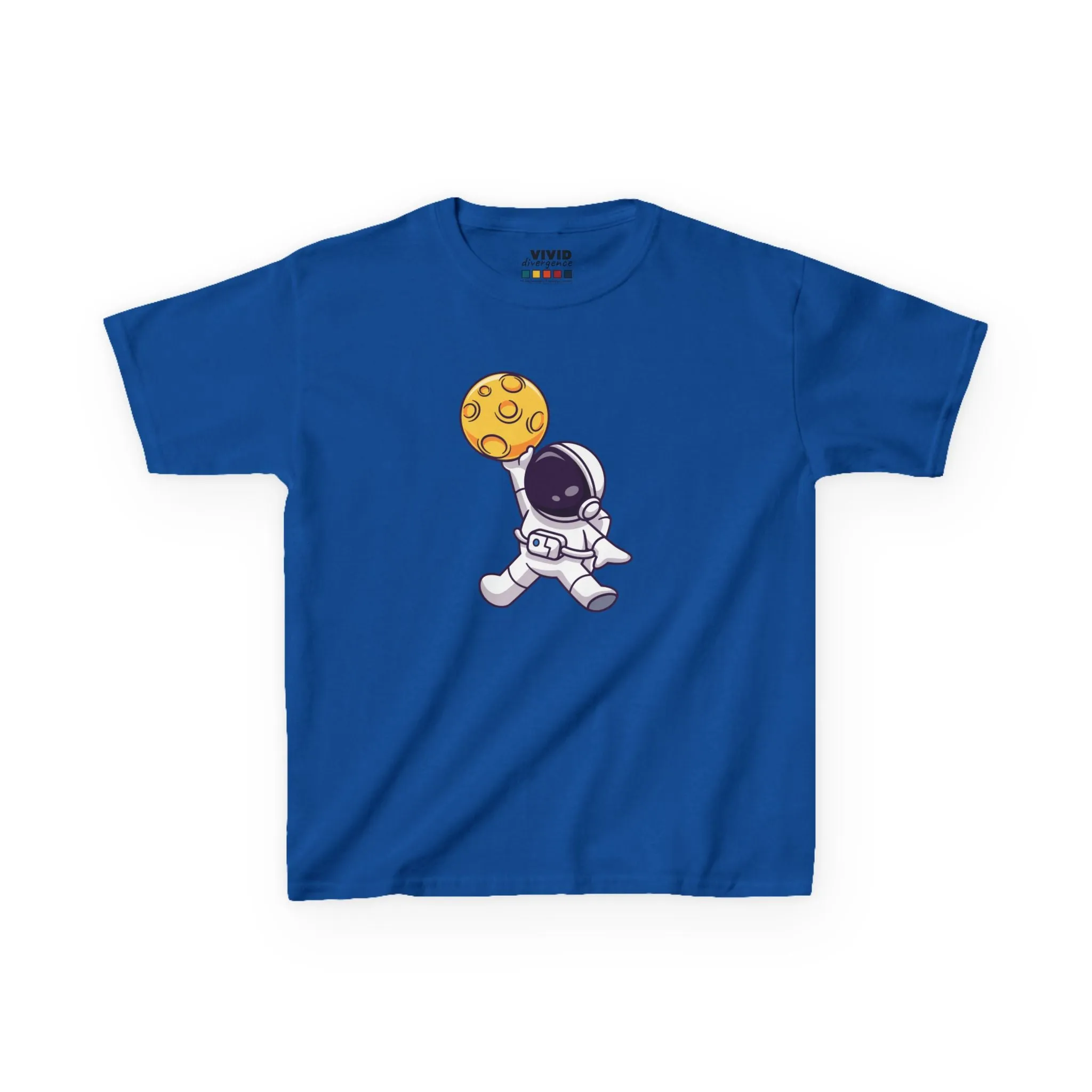 Dunking Astronaut Space Basketball KIDS T-Shirt