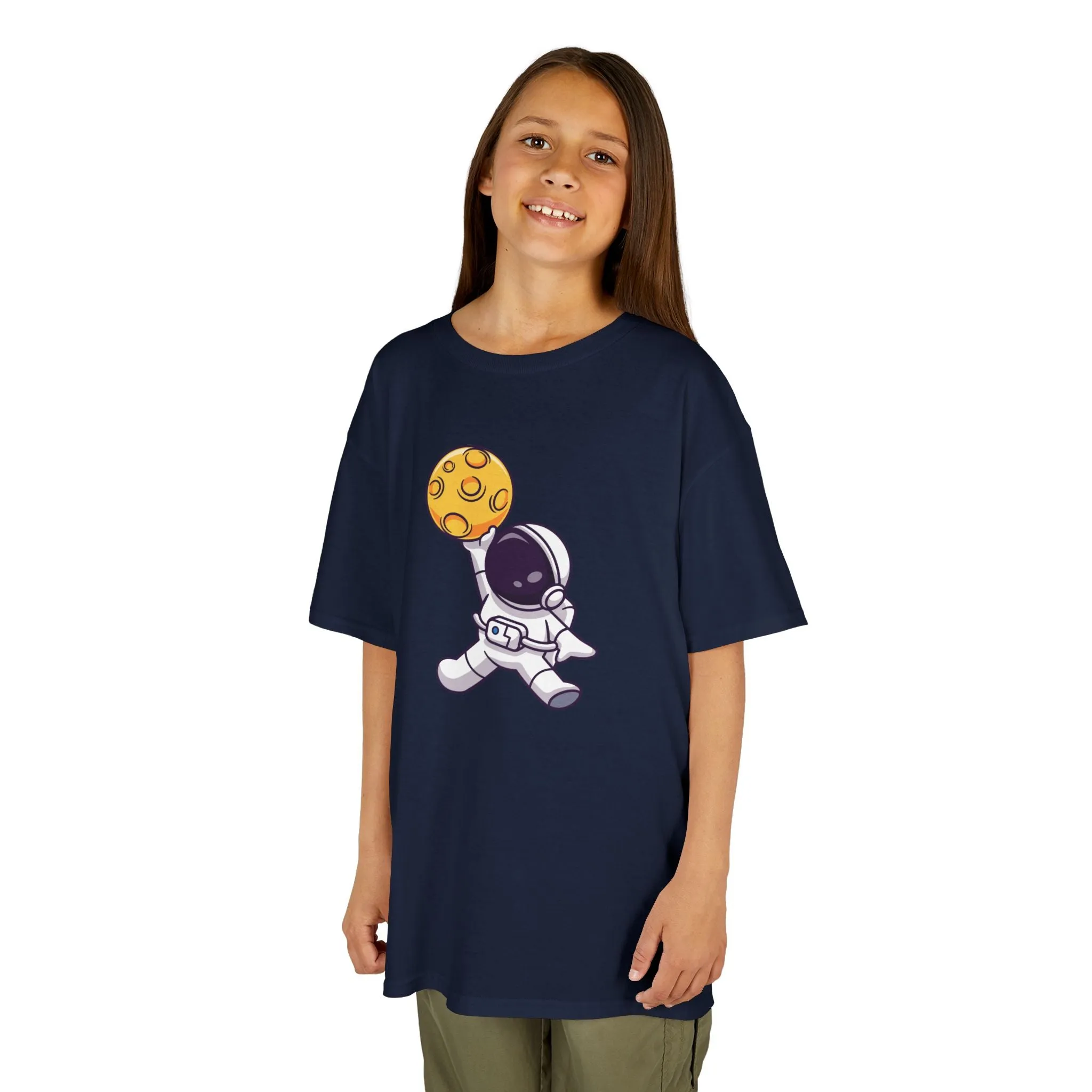Dunking Astronaut Space Basketball KIDS T-Shirt
