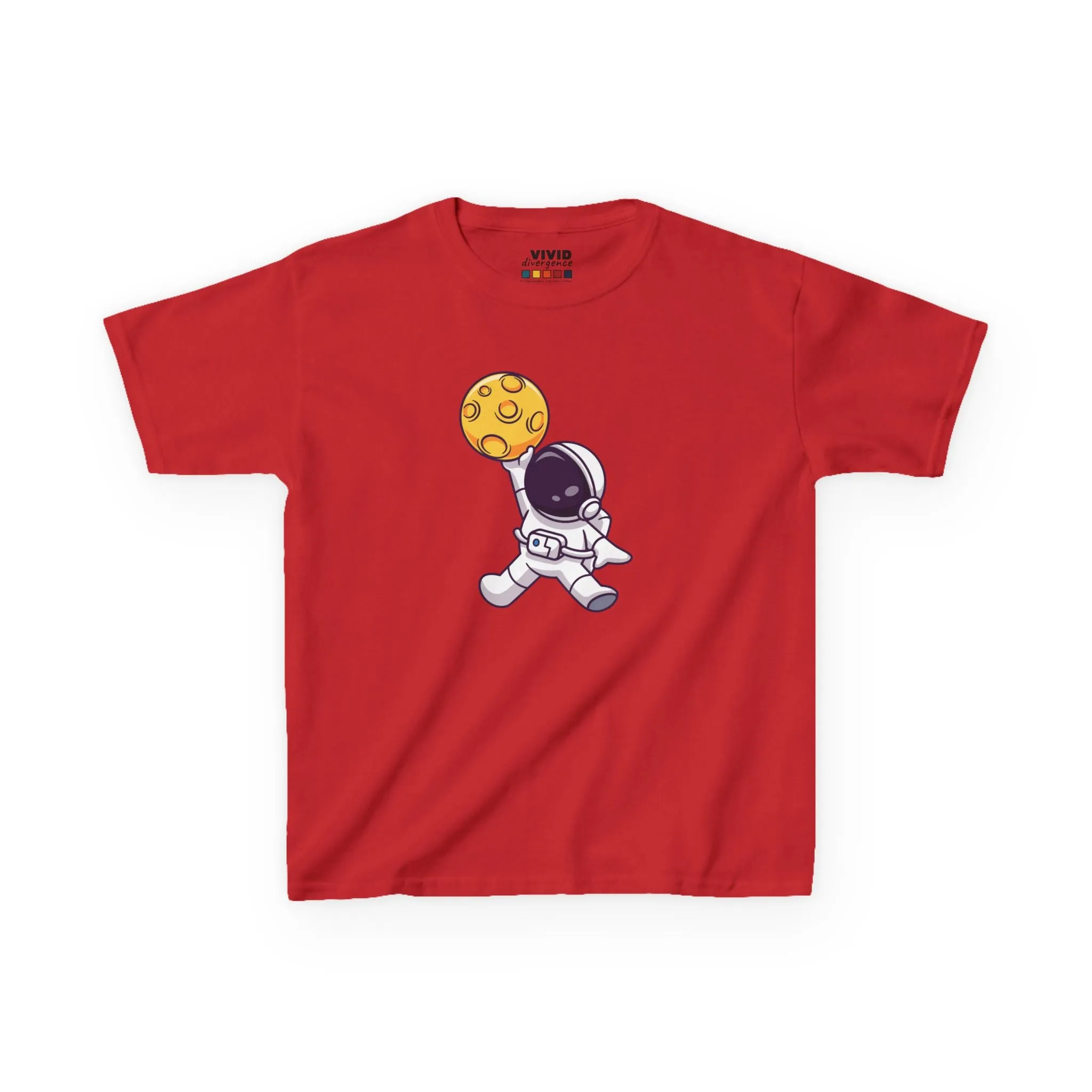 Dunking Astronaut Space Basketball KIDS T-Shirt