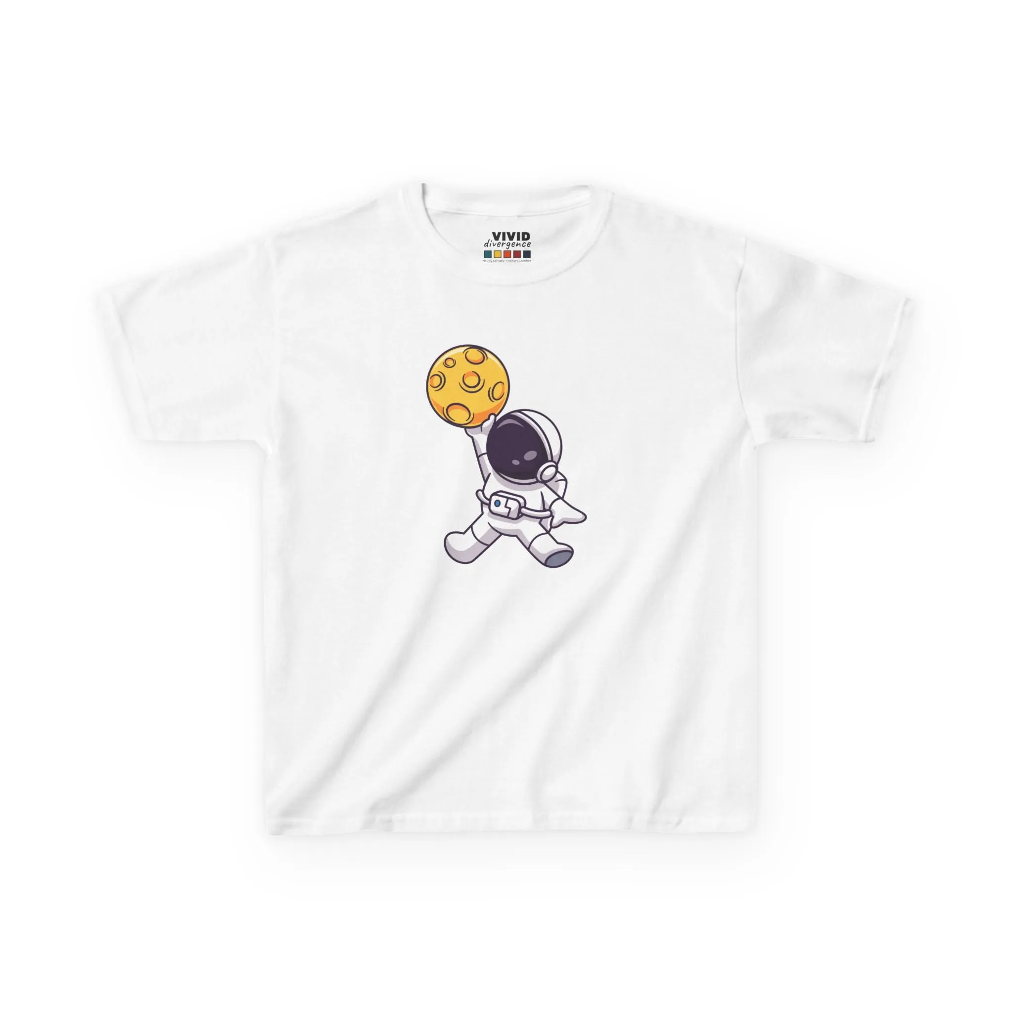 Dunking Astronaut Space Basketball KIDS T-Shirt
