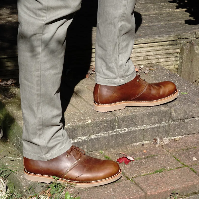 Elgon Leather Chukka Lace-up Boots - crepex sole