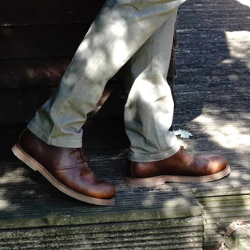 Elgon Leather Chukka Lace-up Boots - crepex sole