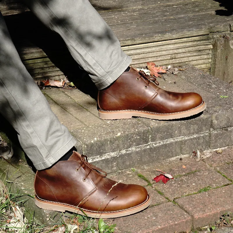 Elgon Leather Chukka Lace-up Boots - crepex sole