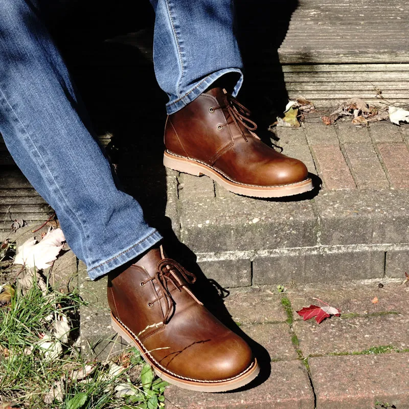 Elgon Leather Chukka Lace-up Boots - crepex sole
