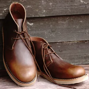 Elgon Leather Chukka Lace-up Boots - crepex sole