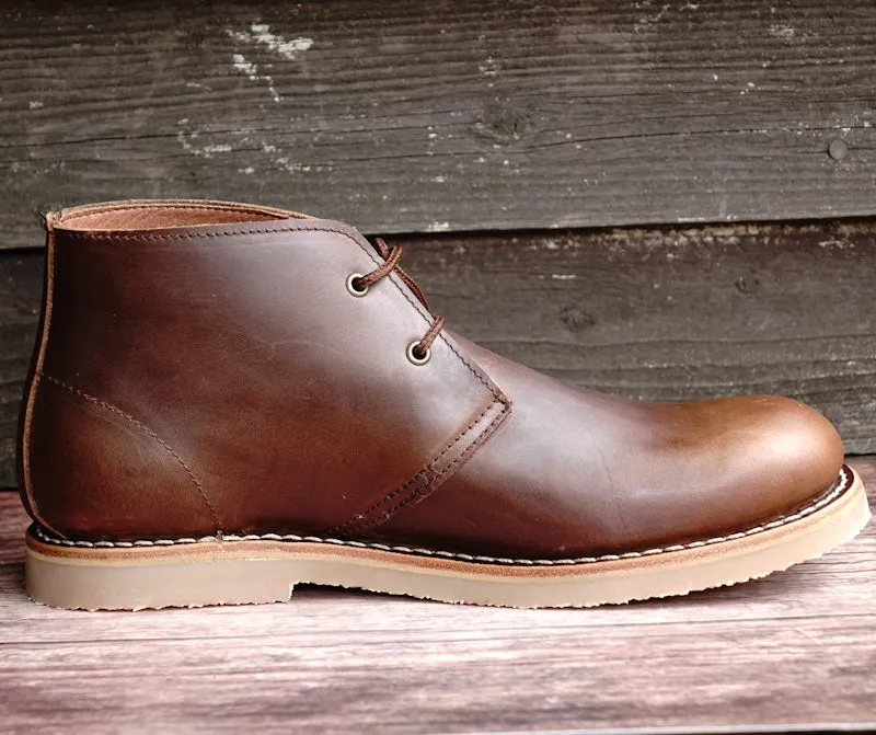 Elgon Leather Chukka Lace-up Boots - crepex sole