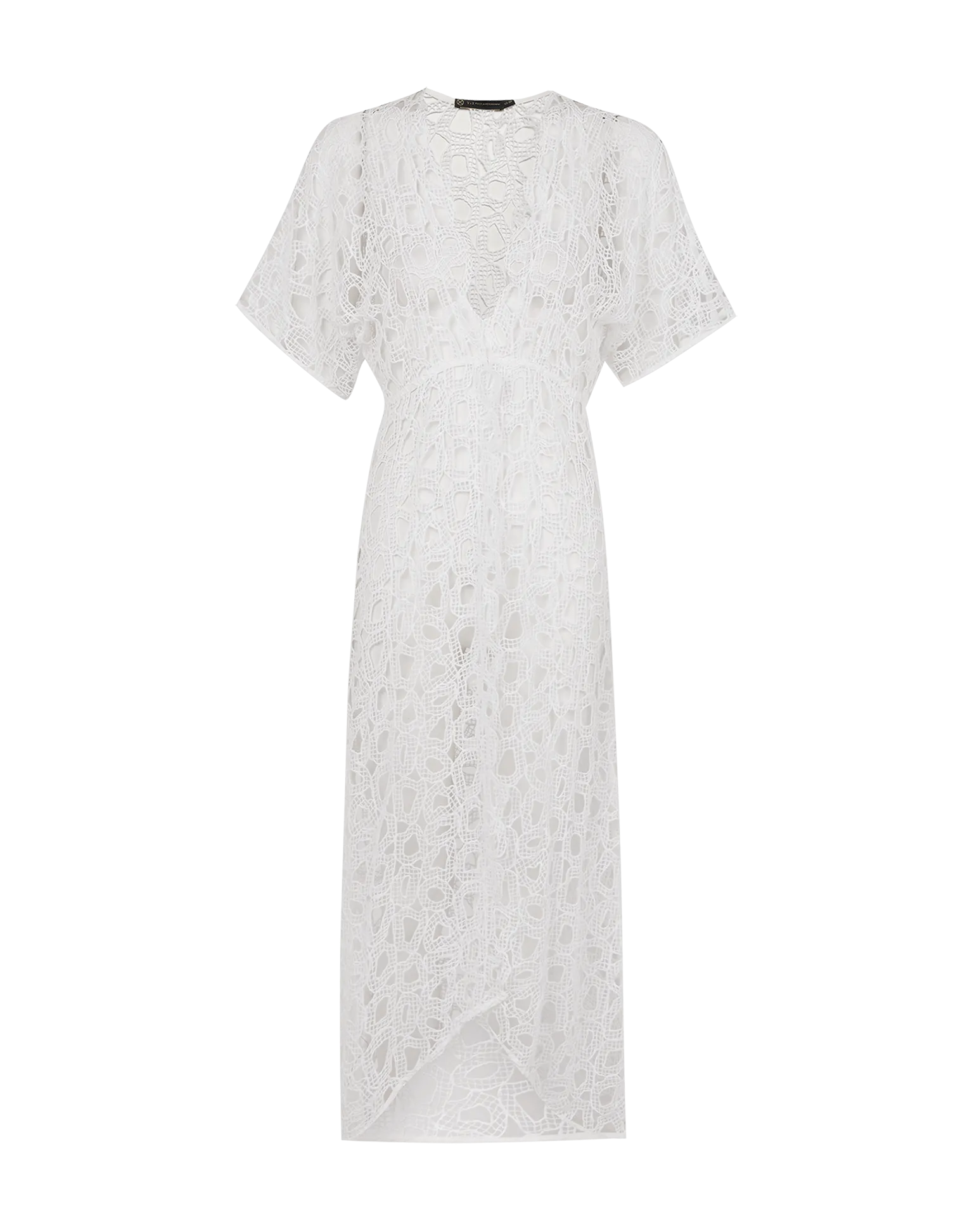 Eyelet Arie Long Cover Up - Off White