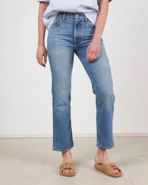 field mid rise kick - faded indigo