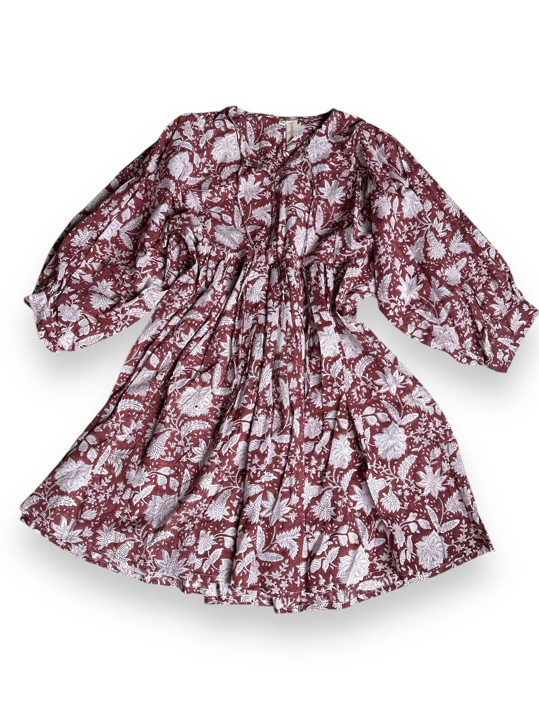 Floral Burnt Sienna | Cotton Dress