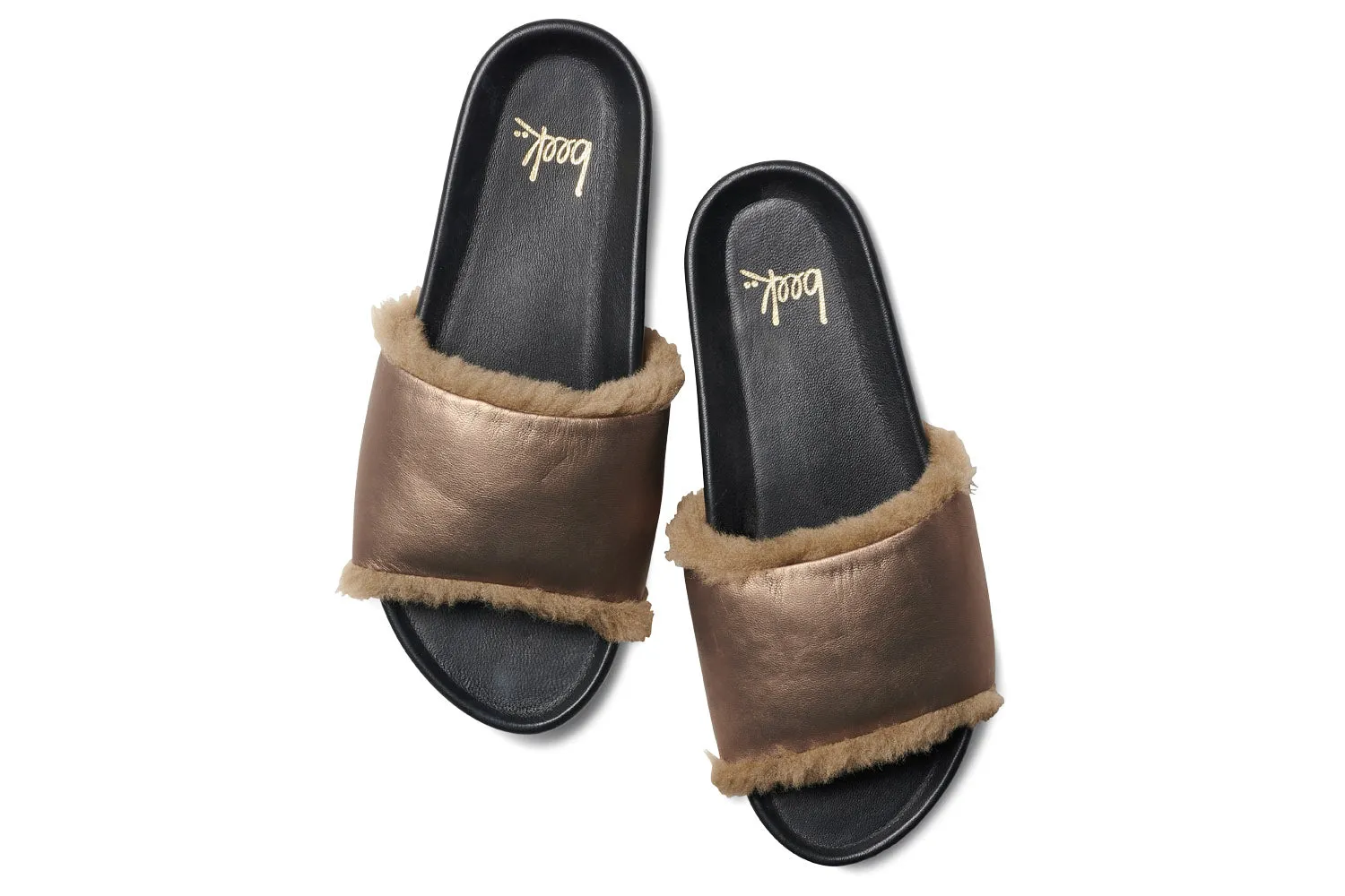 GALLITO SHEARLING - Mocha/Black